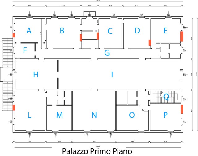 Palazzo piano primo camini