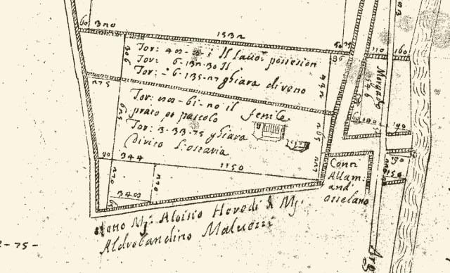 Rilievo Ruini 1561 dettaglio Palazzo