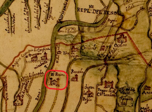 14.1 Mappa Mirabello Ruini (particolare)