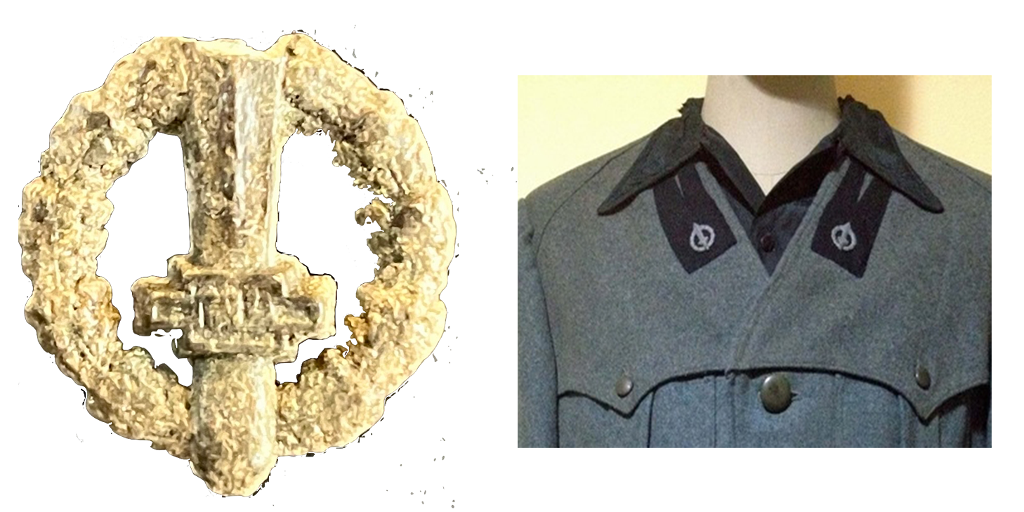 G4 56 Distintivo Gladio RSI e divisa